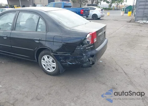 2003 Honda Civic Lx z USA, uszkodzony, nr VIN 2HGES16503H581543